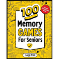 Memory Games For Seniors: Large print book with memory games and activities designed by professionals for a strong and active mind.