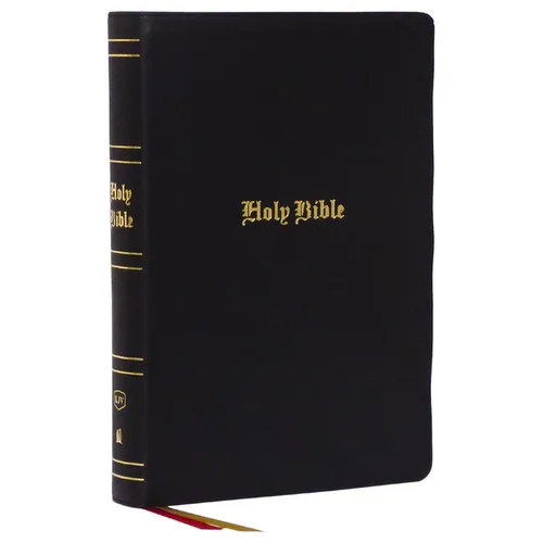 KJV Holy Bible: Super Giant Print with 43,000 Cross References, Black Genuine Leather, Red Letter, Comfort Print: King James Version