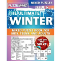 The Ultimate Winter Mixed Puzzle Book for Kids, Teens, and Adults: 16 Types of Engaging Variety Puzzles: Word Search and Math Puzzles (Issue 6)