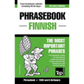 English-Finnish phrasebook and 1500-word dictionary