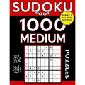 Sudoku Book 1,000 Medium Puzzles: Sudoku Puzzle Book With Only One Level of Difficulty