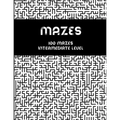 Mazes - 100 mazes intermediate level: Maze book for adults