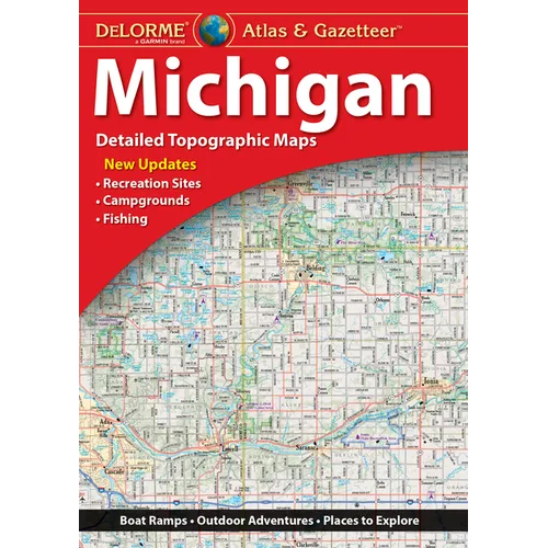 Delorme Atlas & Gazetteer Michigan 17e