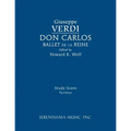 Don Carlos, Ballet de la Reine: Study score