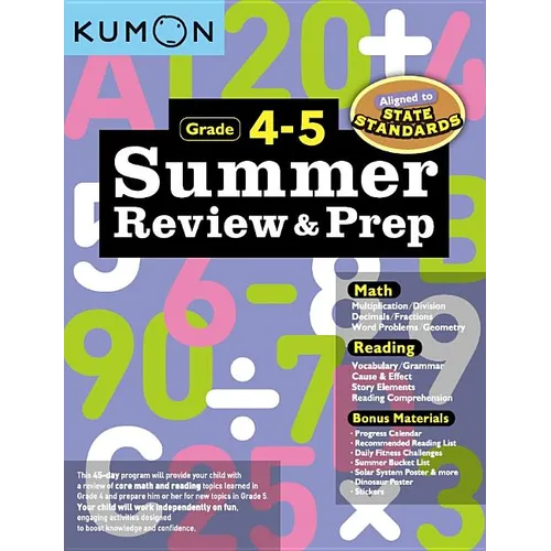 Kumon Summer Review and Prep 4-5