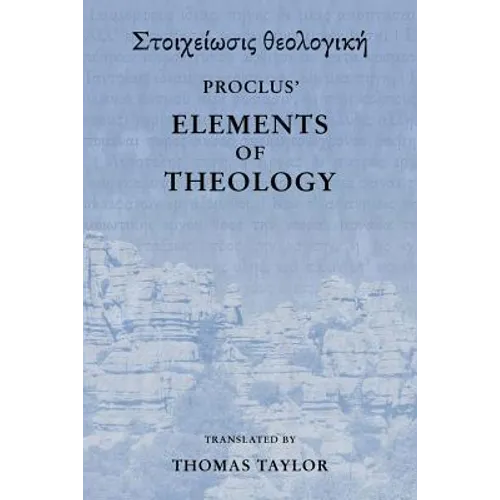 Proclus: The Elements of Theology