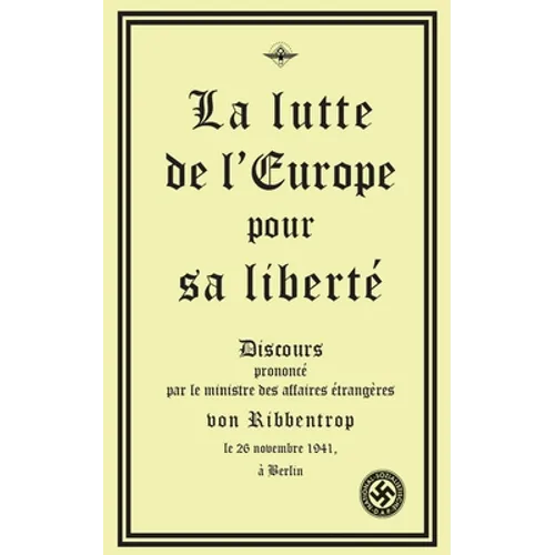 La lutte de l'Europe pour sa liberté