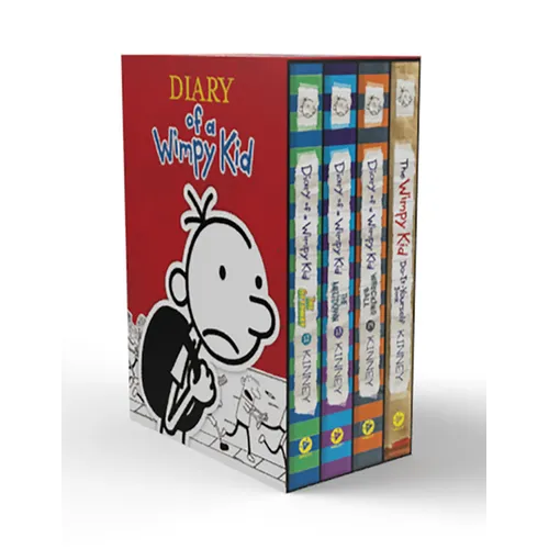 Diary of a Wimpy Kid Box of Books 12-14 Plus the Wimpy Kid Do-It-Yourself Book: Hardcover Gift Set