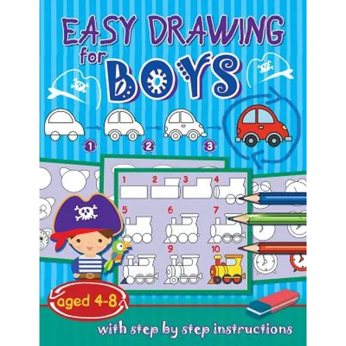 Easy drawing for boys: aged 4-8