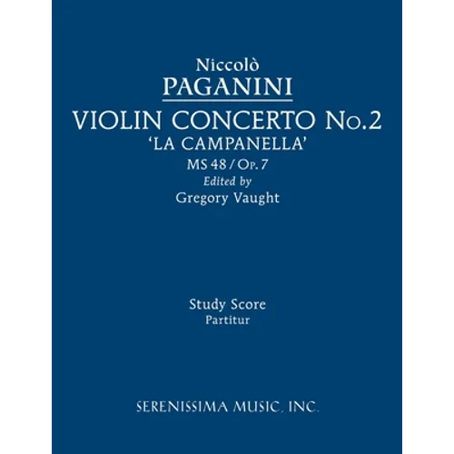 Violin Concerto No.2, MS 48: Study score