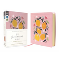 Niv, Journal the Word Bible (Perfect for Note-Taking), Double-Column, Leathersoft, Pink, Red Letter, Comfort Print: Reflect, Take Notes, or Create Art