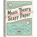Music Theory Staff Paper: Manuscript Paper with Keyboard Layout and Space for Note-Taking