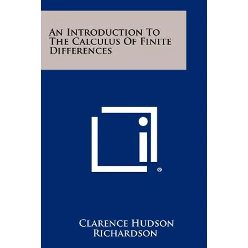 An Introduction To The Calculus Of Finite Differences