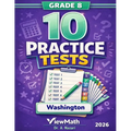 10 Washington SBA Grade 8 Math Practice Tests: The Ultimate Test Prep Collection with Answer Explanations