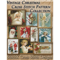 Vintage Christmas Cross Stitch Pattern Collection: Black & White Charts