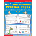 A to Z Letter Formation Practice Pages: Grades Pre K-1