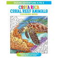 Ocean Adventure A to Z: Costa Rica Coral Reef Animals Coloring Book