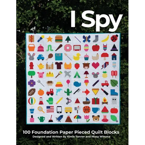 I Spy 100 Foundation Paper Pieced Quilt Blocks