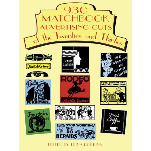 930 Matchbook Advertising Cuts of the Twenties and Thirties