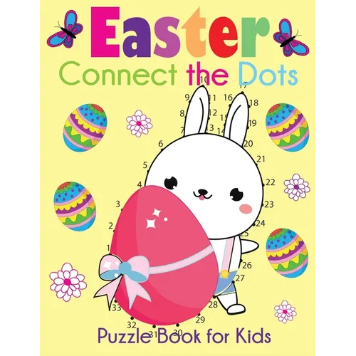 Easter Connect the Dots Puzzle Book for Kids