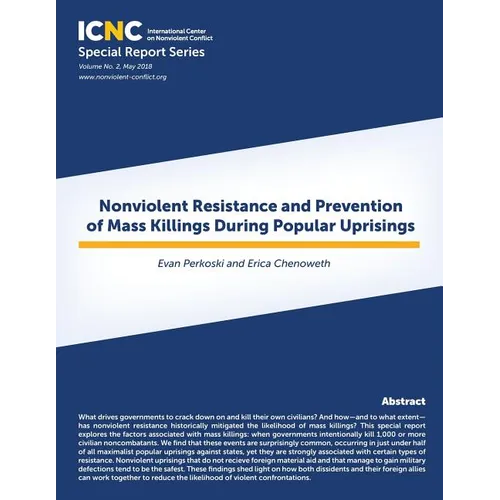 Nonviolent Resistance and Prevention of Mass Killings During Popular Uprisings