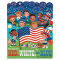 It's Time for Red, White, and Blue: A Lush Multi-Layered Die Cut Reveal Celebrating America