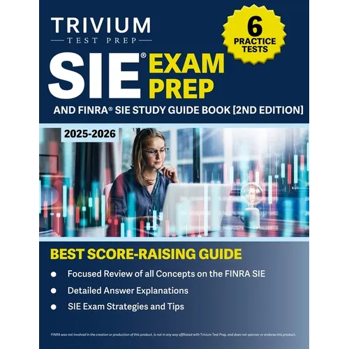 SIE Exam Prep 2025-2026: 6 Practice Tests and FINRA SIE Study Guide Book [2nd Edition]