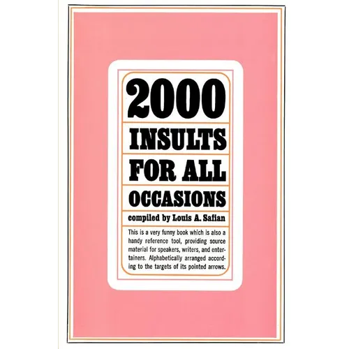 Two Thousand Insults for All Occasions