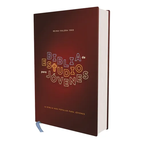 Rvr60, Biblia de Estudio Para Jóvenes Adolescentes, Tapa Dura, Palabras de Jesús En Rojo, Comfort Print