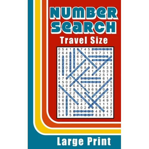 Number Search Travel Size: Large Print Puzzle Book
