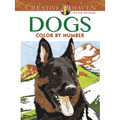 Creative Haven Dogs Color by Number Coloring Book