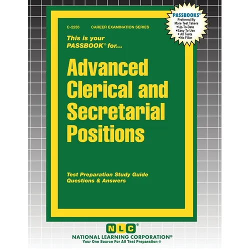 Advanced Clerical and Secretarial Positions