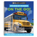 Brain Games - Sticker by Number: On the Go (Easy - Square Stickers): Create Beautiful Art with Easy to Use Sticker Fun!