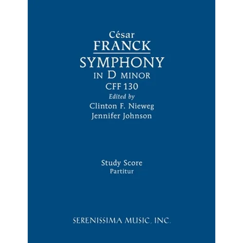 Symphony in D minor, CFF 130: Study score