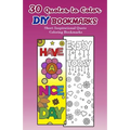 30 Quotes to Color DIY Bookmarks: Short Inspirational Quote Coloring Bookmarks