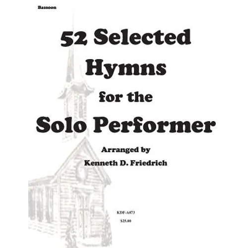 52 Selected Hymns for the Solo Performer-bassoon version