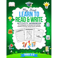 My First Learn To Read & Write Activity Workbook: For Kindergarten & Preschool Kids Learning Reading & Writing. Tracing Practice Book. - Ages 3-5