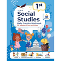 1st Grade Social Studies: Daily Practice Workbook 20 Weeks of Fun Activities History Civic and Government Geography Economics + Video Explanatio