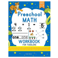 Preschool Math Workbook for Toddlers: Beginner Math Preschool Learning Book with Shapes, Numbers 1-10, Alphabet, Pre-Writing, Pre-Reading, and More fo