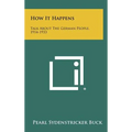 How It Happens: Talk About The German People, 1914-1933