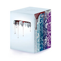 Red Queen 10th Anniversary Deluxe 5-Book Box Set with Stenciled Edges: Red Queen, Glass Sword, King's Cage, War Storm, Broken Throne