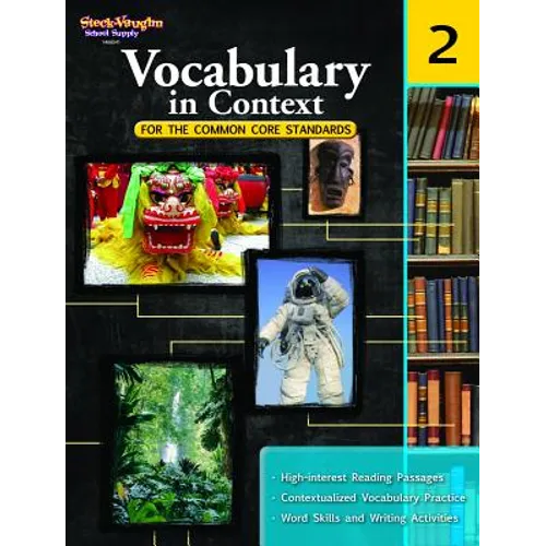 Vocabulary in Context for the Common Core Standards Reproducible Grade 2
