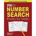 250 Number Search Puzzles for Adults