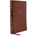 Nkjv, Thinline Bible, Large Print, Leathersoft, Brown, Comfort Print: Holy Bible, New King James Version