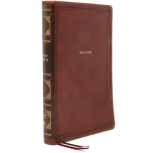 Nkjv, Thinline Bible, Large Print, Leathersoft, Brown, Comfort Print: Holy Bible, New King James Version
