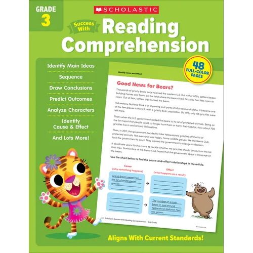 Scholastic Success with Reading Comprehension Grade 3 Workbook