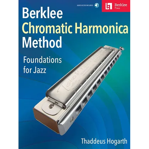 Berklee Chromatic Harmonica Method Foundations for Jazz Book/Online Audio