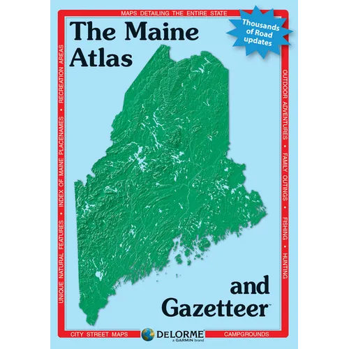 Delorme Atlas & Gazetteer Maine