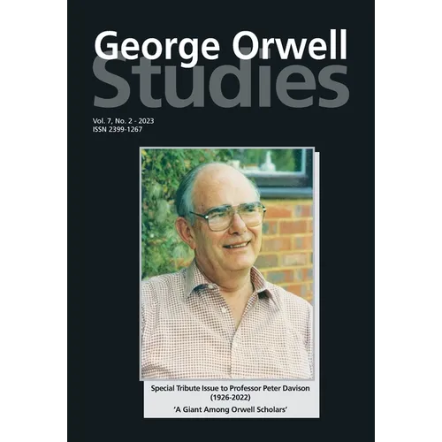 George Orwell Studies Vol.7 No.2