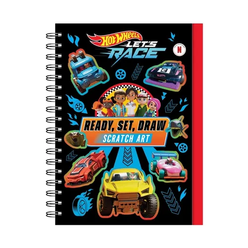 Hot Wheels Let's Race: Ready, Set, Draw - Scratch Art